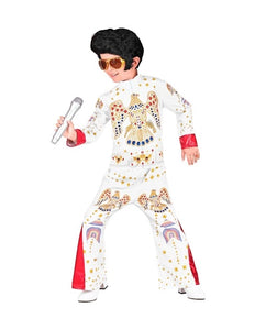 Widmann SRL King of rock wit kostuum Olivia kind