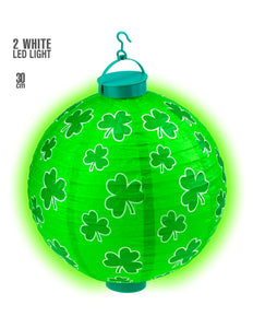 Widmann SRL Lampion St. Patricksday met licht groen