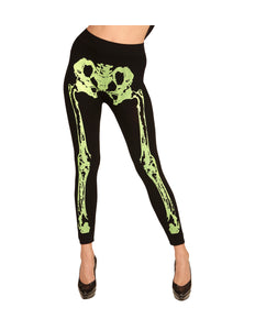 Widmann SRL Legging skelet neon groen