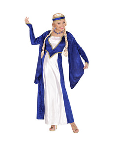 Widmann SRL Middeleeuwse kasteel jurk blauw