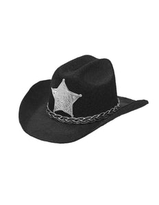 Widmann SRL Mini cowboyhoed zwart Dallas