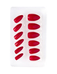 Widmann SRL Nagels Stiletto Bordeaux Rood