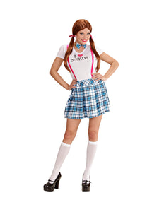 Widmann SRL Nerd kostuum Sophie volwassnen