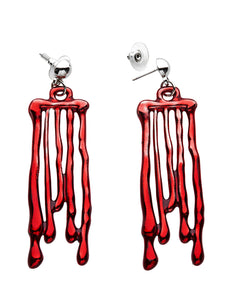 Widmann SRL Oorbellen druipend bloed