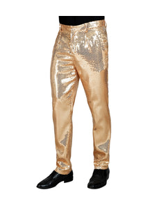 Widmann SRL Paillettenbroek Frank heren goud