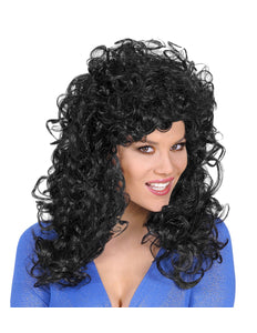 Widmann SRL pruik krulpruik beauty zwart