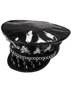 Widmann SRL Rocker hoed met schedeltje en ketting