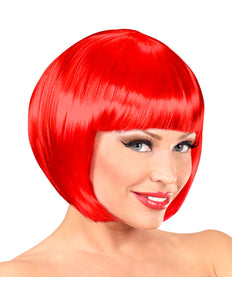 Widmann SRL Rode boblijn pruik dame