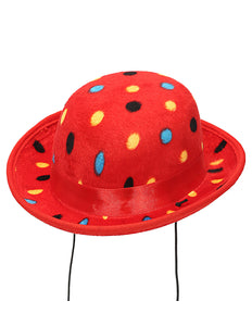 Widmann SRL Rode bolhoed met stippen