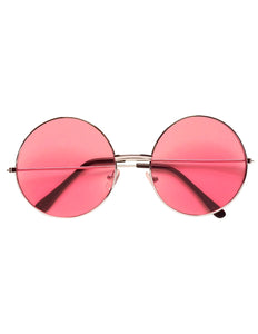 Widmann SRL Roze bril 70-er jaren Flower Power