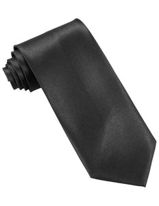 Widmann SRL Satijn zwarte stropdas