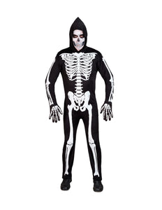 Widmann SRL Skelet kostuum volwassenen zwart/wit
