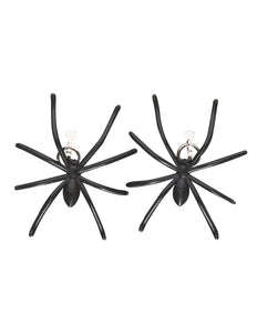 Widmann SRL Spin oorbellen zwart heks