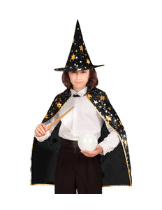 Widmann SRL Ti-Ta-Tovenaars cape met sterren Kind