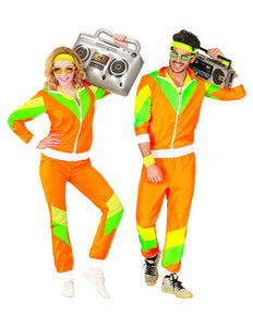 Widmann SRL Trainingspak oranje jaren 80