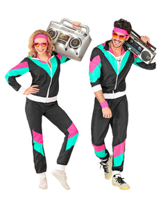 Widmann SRL Trainingspak zwart jaren 80