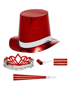Widmann SRL Versierset Happy New Year rood