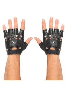 Widmann SRL Vingerloze handschoenen met studs