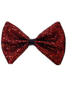 Widmann SRL Vlinderdas glitter Sheldon rood