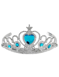 Widmann SRL Zilveren tiara met turquoise steentjes