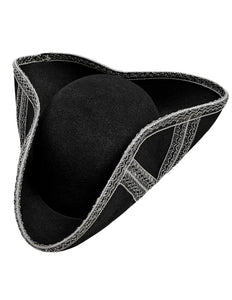 Widmann SRL Zilveren tricorn piraat