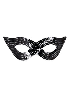 Widmann SRL Zwart oogmasker pailletten