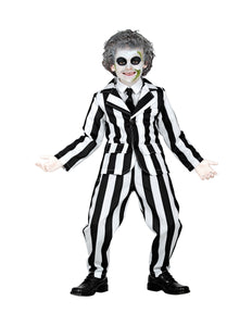 Widmann SRL Zwart wit gestreept kostuum kinderen