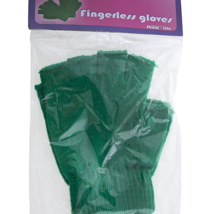 Vingerloze handschoenen groen