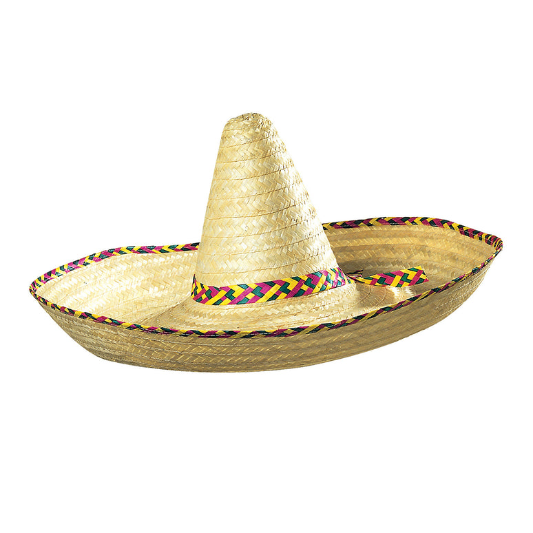 Mexicaanse sombrero stro naturel