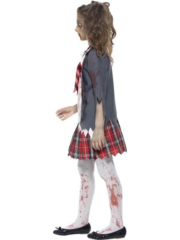 Zombie School meisje kostuum