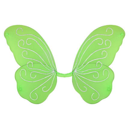 Vlindervleugels glitter groen