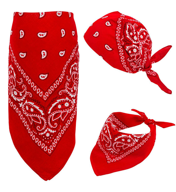 Bandana rood zakdoek