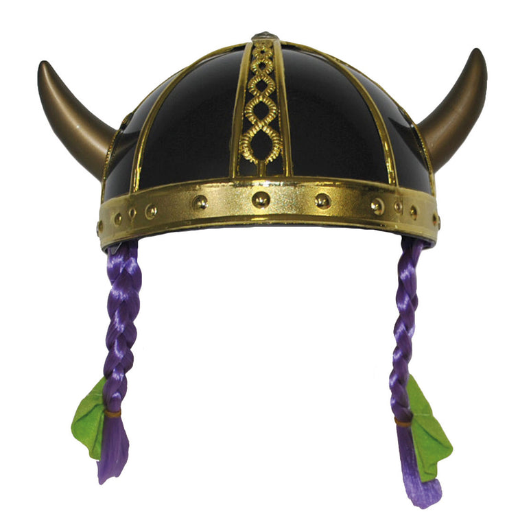 Viking helm Maddox met vlechten