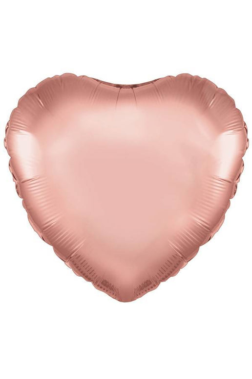 Folie ballon hart roze goud  nr. 18 45.7cm