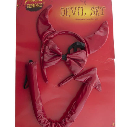 Luxe rode duivel set