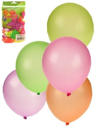 Ballonnen neon kleuren assortiment