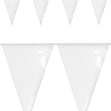 PVC vlaggenlijn wit 10 meter