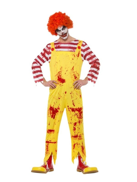 Enge Killer Clown kostuum Dave