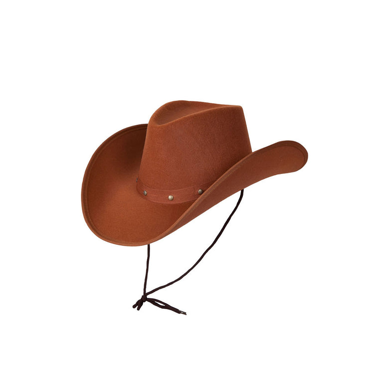 Texaanse cowboyhoed bruin