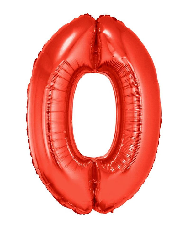 Folieballon 102 cm rood