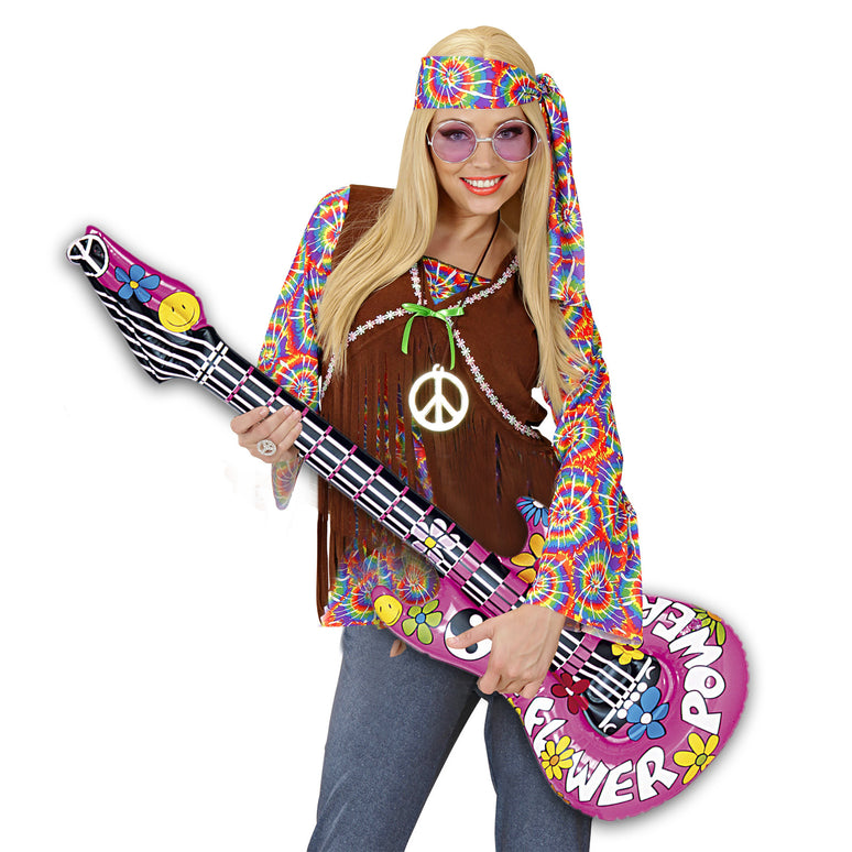 Hippie gitaar opblaasbaar