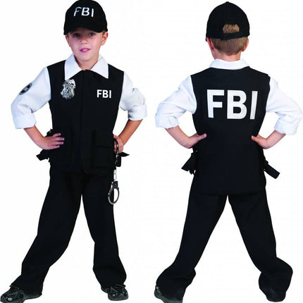 Agenten kostuum FBI kind