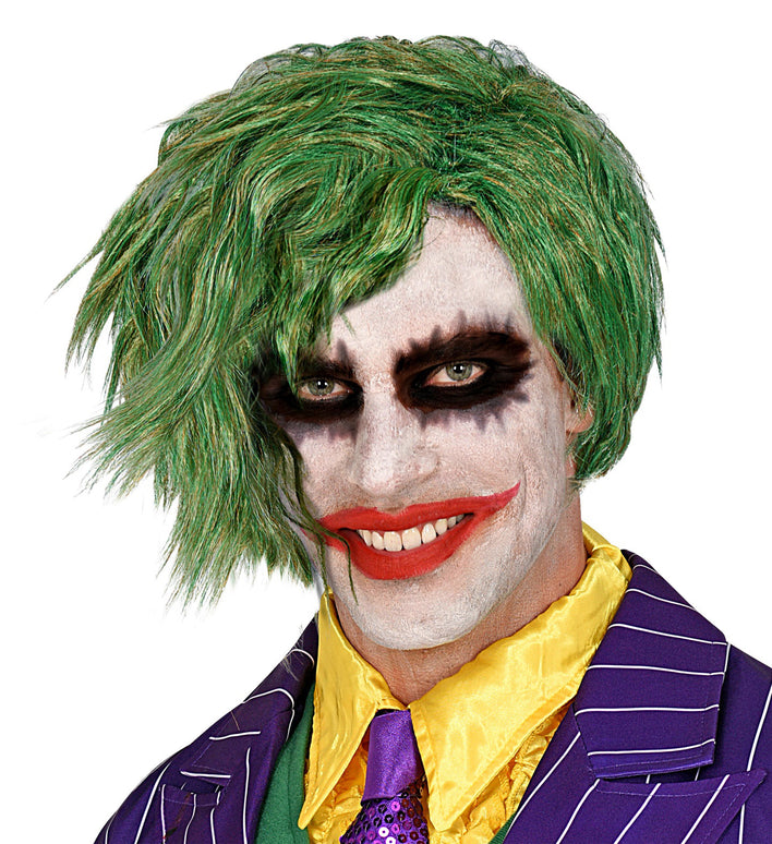 Joker pruik groen volwassenen