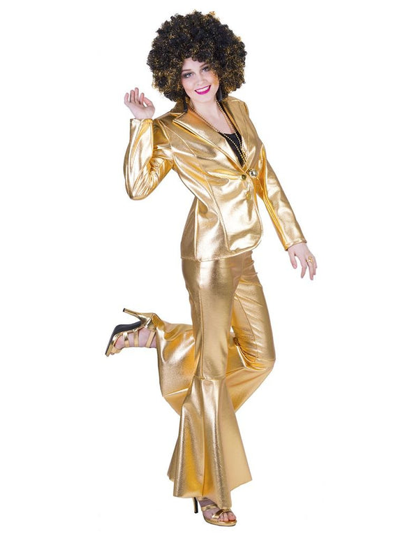 Gouden disco jasje Fever dames