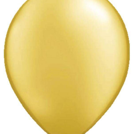 Ballon 100x goud nr 12