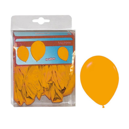 Oranje latex ballonnen 40st