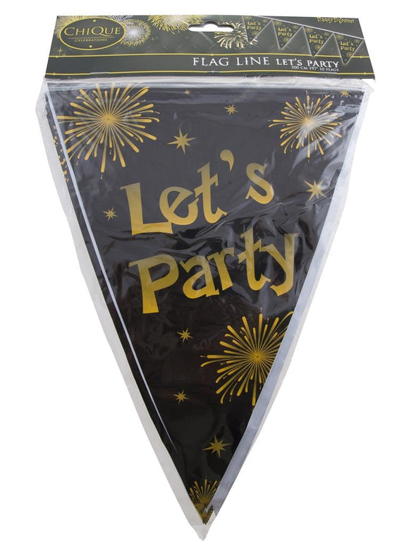 Vlaggenlijn Let's Party 5mtr
