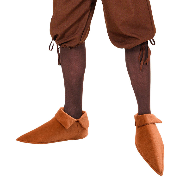 Middeleeuwse schoenbedekking bruin