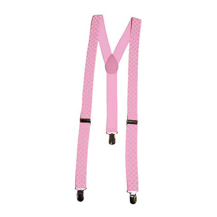 Roze bretels met stippen