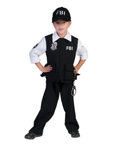 Funny Fashion Agenten kostuum FBI kind